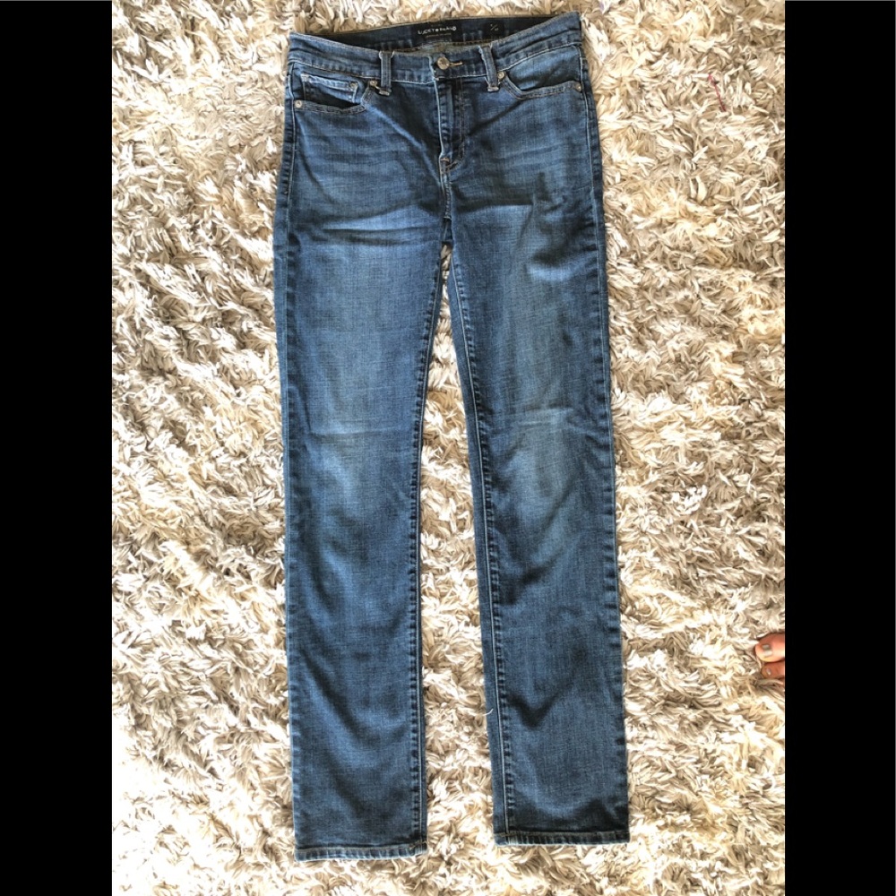 Lucky brand straight leg jeans size 4/27